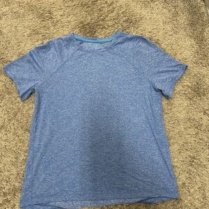 lululemon athletica Blue Short Sleeve Tee